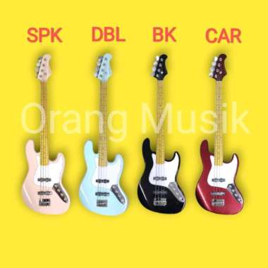 Bass Elektrik Scorpion SJ200 Original Bonus Kabel Jack Senar DLL - Bass Scorpion SJ 200 Jazz Bass 4 