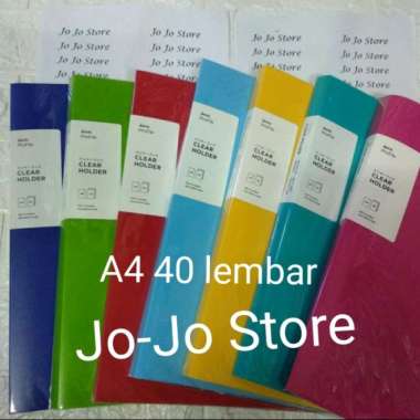 daiichi clear holder display album a4 40 pocket Multicolor