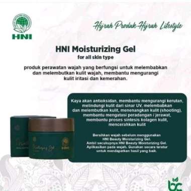 HNI BEAUTY MOISTURIZING GEL ORI BPOM
