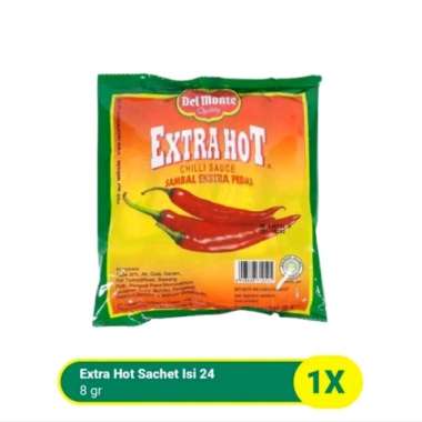 Delmonte Saos Sambal Extrahot Sachet. Delmonte
