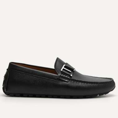 PM173 PEDRO SEPATU LOAFER PRIA ORIGINAL PANSUS KULIT ASLI ORI HITAM