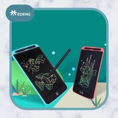 writing board 12inch lcd drawing board - papan gambar digital anak Multicolor