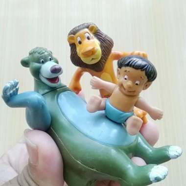Paket 2 Mainan / Pajangan Figure Baloo Jungle Book Toys Bekas