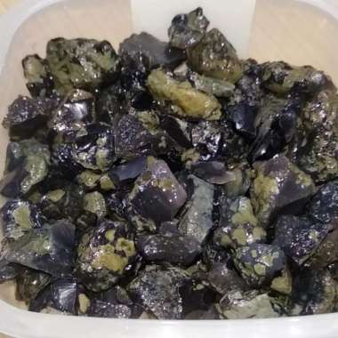 Paket Kotak Rough / Bahan Black Opal Banten Nol Jarong Asli dr Tambang