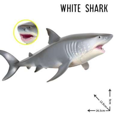 mainan simulasi edukasi ikan hiu/ mainan megalodon