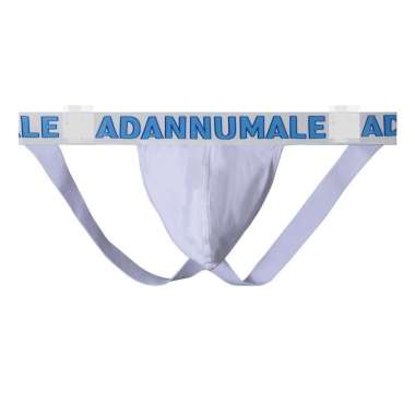 Jockstrap Pria Katun AD7102 ADN Celana Dalam Jockstrap Putih L