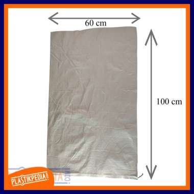 Karung Putih Polos Lokal 50kg - Ukuran 60x100 cm (Isi 50 pcs) Putih