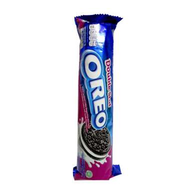 Promo Harga Oreo Biskuit Sandwich Double Vanilla 135 gr - Blibli