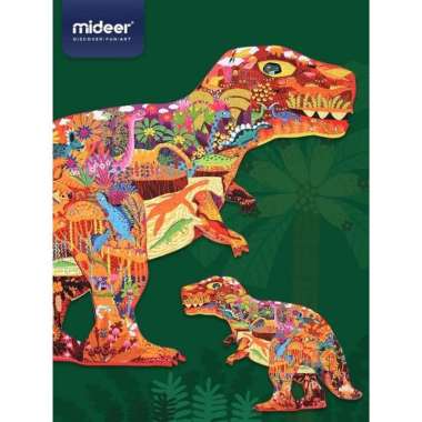 mideer dinosaur world 280pcs puzzle - floor puzzle - big puzzle