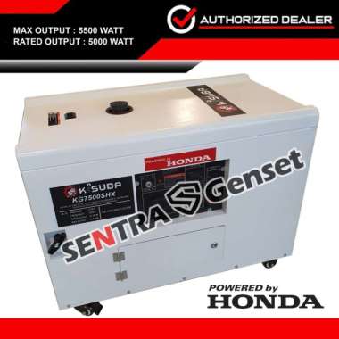 Genset Silent Honda 5000 Watt. Honda KG 7500 SHX Multivariasi Multicolor