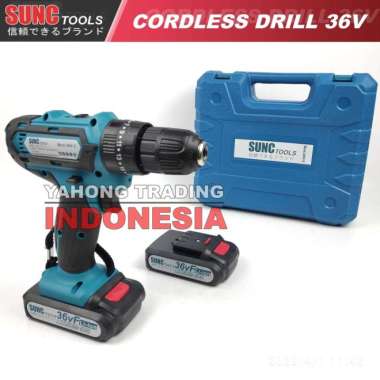Cordless Drill SUNC TOOLS 36V Mesin Bor Baterai