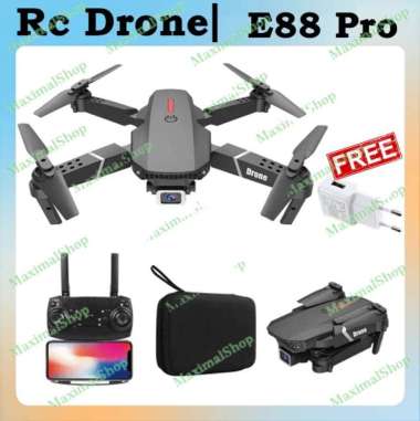 Drone E88 Pro 4K Camera Drone Dual Camera Mini Drone Multivariasi Multicolor