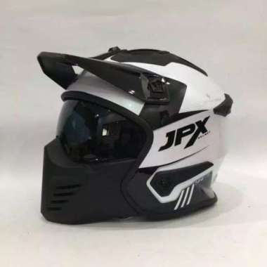 Helm JPX MX 726r XXL white/bk glosy