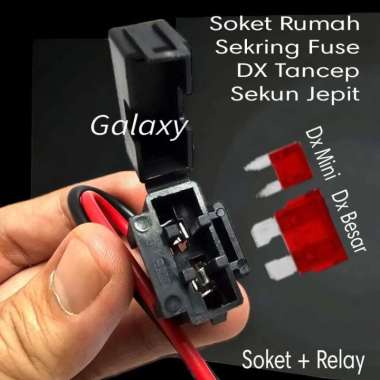 Soket Sekring DX Tancep + Fuse Sekring by KRT Fuse Soket FB706 - KRT Besar 20a