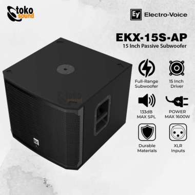 Electro-Voice EKX-15S EKX15S - 15 Inch Passive Subwoofer