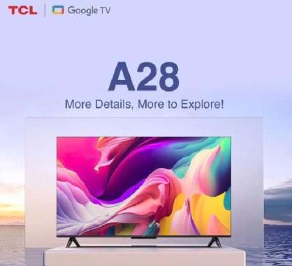 TV LED 43 INCH TCL SMART GOOGLE TV UHD 4K 43A28 GARANSI RESMI