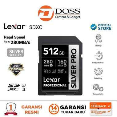 lexar Professional Silver Pro Kartu Memori SDXC UHS-II