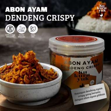 Dendeng kukuruyuk - Abon dendeng ayam crispy Spicy 100gr