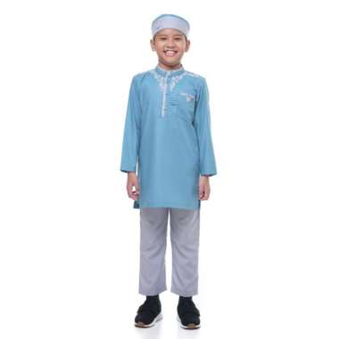 Rabbani - Setelan Jubah Koko Anak Muslim Bani Batuta Hafiz Fahar Multicolor