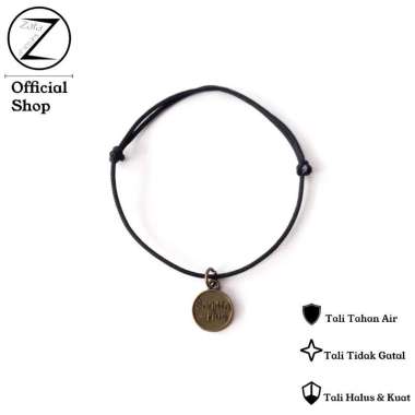 Zafa Gelang Tali Pria Wanita Tahan Air Liontin Charm Zodiak Basic Pisces