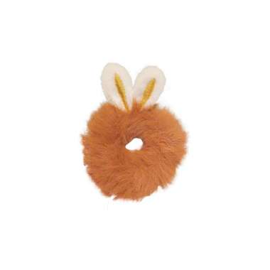 SK-C339 Ikat Rambut Scrunchie Korea Bentuk Kelinci dan Crown / Cepol Rambut Lucu / Kunciran Rambut A