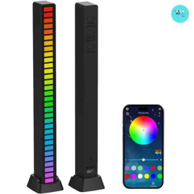 Lampu LED RGB Bar Strip Sound Rhythm Light 5 Watt USB 32LED