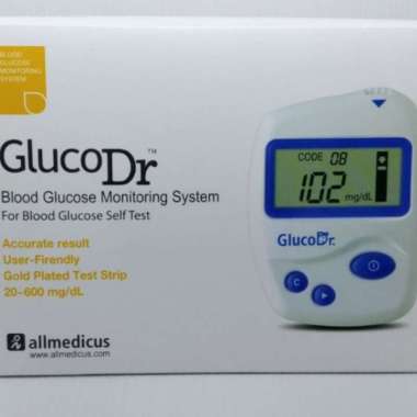 Alat Tes Gula Darah Glucodr/Alat Tes Diabet/Alat Cek Glucosa/Diabetes