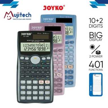 KALKULATOR JOYKO CC-25CO / SCIENTIFIC / 401 FUNCTIONS CALCULATOR PINK