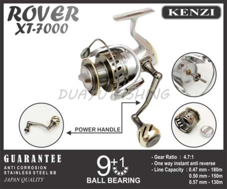 Reel Kenzi Rover Xt 7000 Power Handle Multicolor