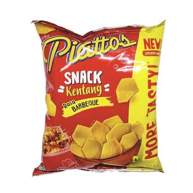 PIATTOS - Keripik Kentang Olahan - 68 gr BESAR BARBEQUE