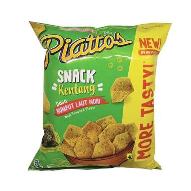 PIATTOS - Keripik Kentang Olahan - 68 gr BESAR RUMPUT LAUT