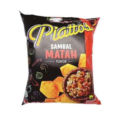 PIATTOS - Keripik Kentang Olahan - 68 gr BESAR SAMBAL MATAH