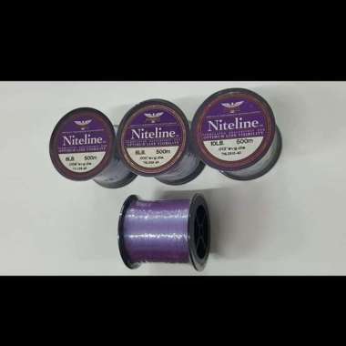 Senar Pancing Line Mono Fenwick Niteline Color Purple Clear 10Lbs Multicolor