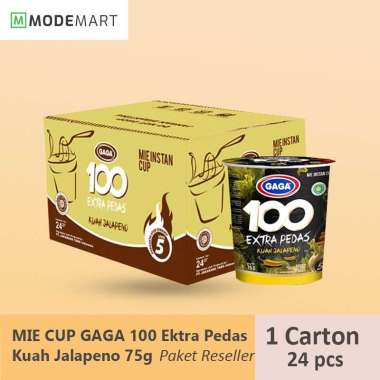 Promo Harga Gaga 100 Extra Pedas Kuah Jalapeno 75 gr - Blibli