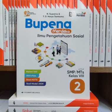 Bupena Merdeka IPS Kelas 8 SMP Kurikulum Merdeka Erlangga