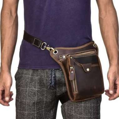 SPV TAS SABUK KULIT TAS PINGGANG ASLI KULIT CH KULIT - TAS PAHA KULIT