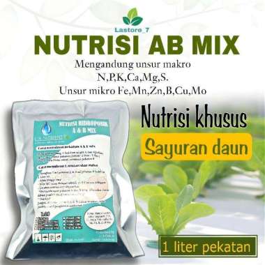 pupuk ab mix sayuran daun LA Nutrient pekatan 1 liter