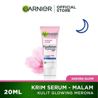 GARNIER SAKURA GLOW CREAM, Warna Night Cream