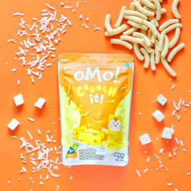 OMO Snack Crunch It Cemilan Snack Bayi Anak 25gr MPASI usia 8 Bulan + Cheese