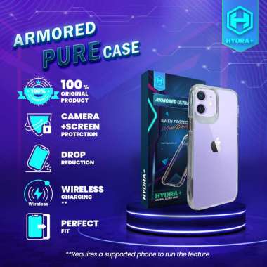 HYDRA+ iPhone 12 / iPhone 12 Pro Armored Clear Case - Casing Hardcase