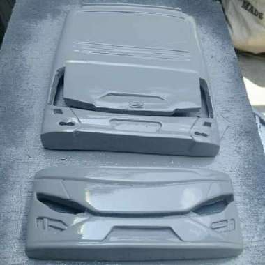 Face Depan Belakang Miniatur Bus 1:20 Multicolor