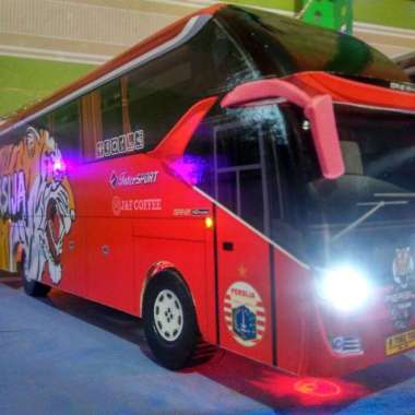 Miniatur Bus Bis Persija Multicolor