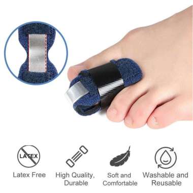 Penopang Pelurus Jari Kaki Tangan Finger Splint Patah Anak Dewasa Kaki Kanan