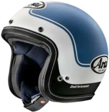 Arai Classic Air Era Blue | Helm Retro Half Face | Arai Ori Multicolor