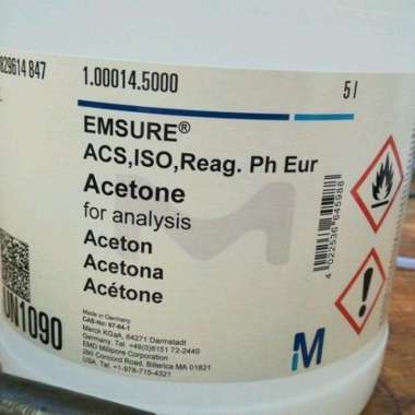 Acetone Acetone Merck For Analysis/ 500Ml Eceran Multicolor