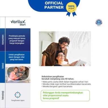 Lensa Progresif Essilor Varilux Start Orma 1.50 crizal saphire