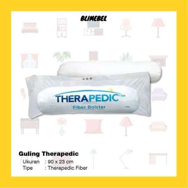 Guling Therapedic Fiber Bolster +Packing Pesawat