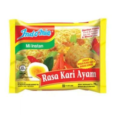 Promo Harga Indomie Mi Kuah Kari Ayam 72 gr - Blibli