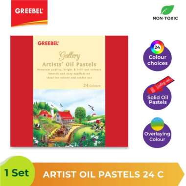 Artis Oil Pastel Greebel Gallery Artists 24 Colours - Premium Multicolor
