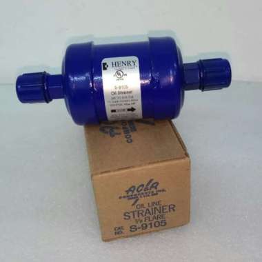 Oil Line Strainer 3/8 Flare Henry Ac&R S-9105 Multicolor